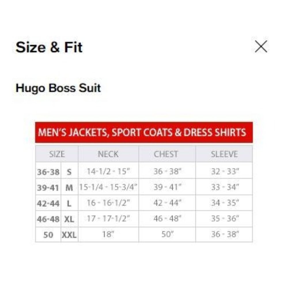 Hugo Boss Mens Modern Fit Solid Wool Suit Separate Jacket Med Brown Size 44L NWT - Picture 5 of 6